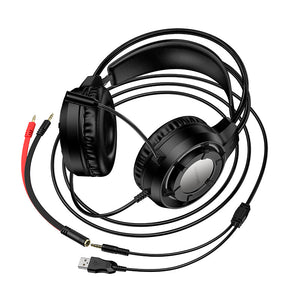 Borofone Wired Gaming Headphones with Microphone 50mm Driver Over-Ear BO112