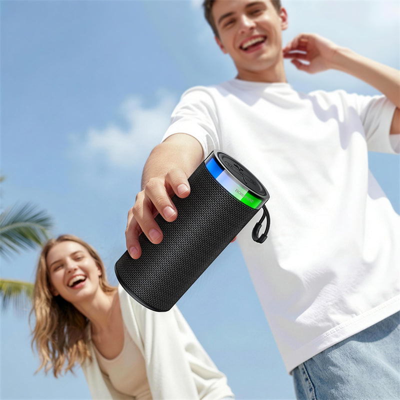 Borofone 5Wx2 Dual Driver Portable Bluetooth Speaker with FM Radio and TF Card