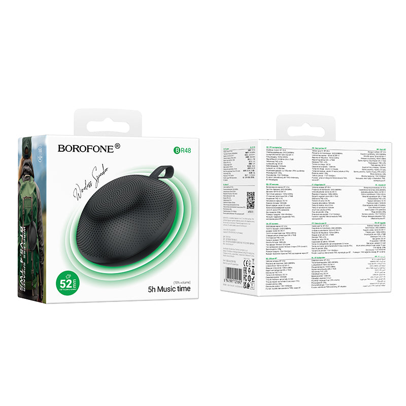 Borofone UFO Portable Sports Bluetooth Speaker 5W TWS Pairing for Outdoor Use BR48