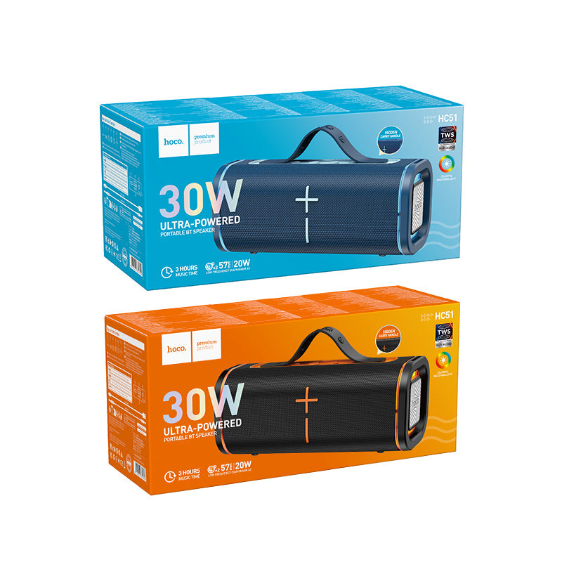 Hoco Sports Bluetooth Speaker 30W Powerful Bass Long Battery Life HC51