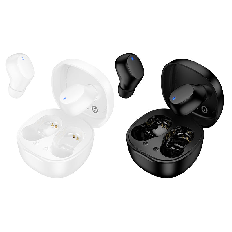 Borofone True Wireless Bluetooth Earbuds with Charging Case and Comfortable Fit