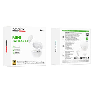 Borofone True Wireless Bluetooth Earbuds 7 Hour Battery Life with Charging Case BW97