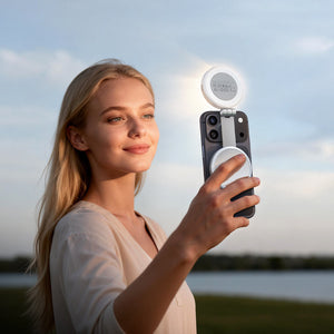 Hoco MagSafe Magnetic Fill Light with Kickstand and Mirror for Video Calls
