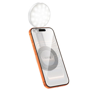 Hoco MagSafe Magnetic Fill Light with Kickstand and Mirror for Video Calls