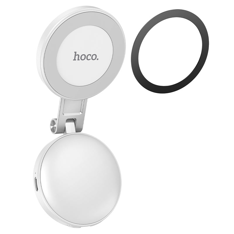 Hoco MagSafe Magnetic Fill Light with Kickstand and Mirror for Video Calls