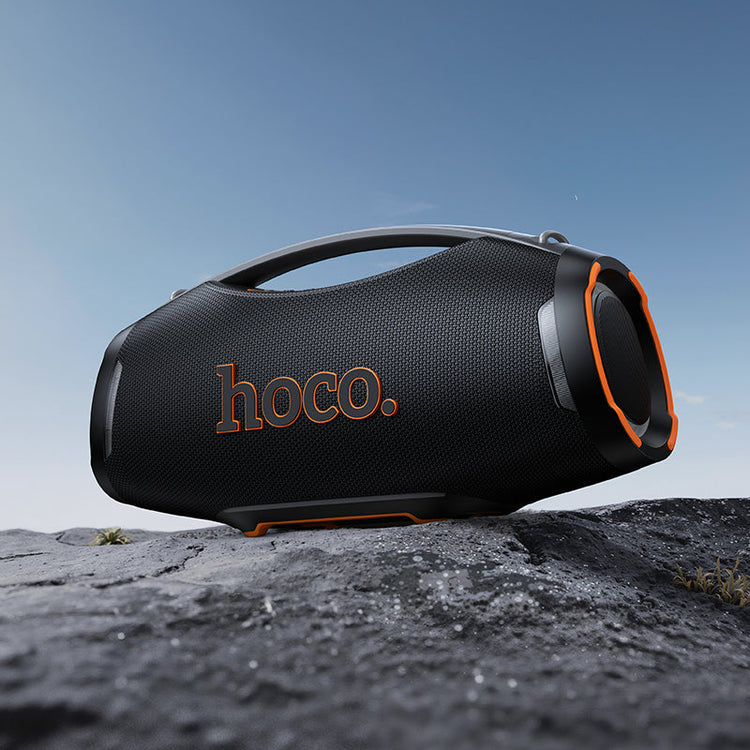 Hoco High-Power Bluetooth Speaker with 2 Wireless Microphones for Karaoke Parties