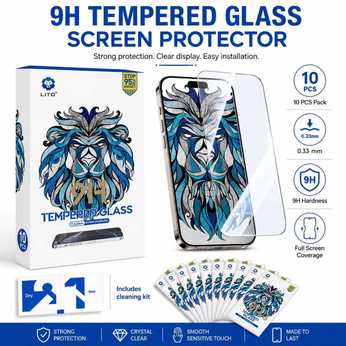 LITO Samsung Galaxy Z Fold 8 D20 Front Tempered Glass