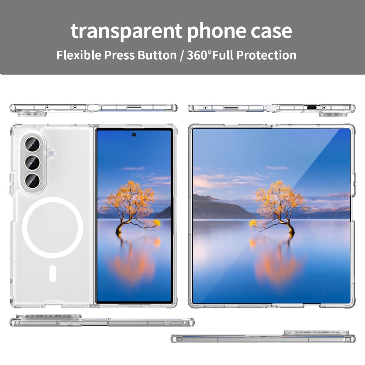 Blacktech Samsung Galaxy Z Fold 8 Ultra Mag Case MagSafe Magnetic