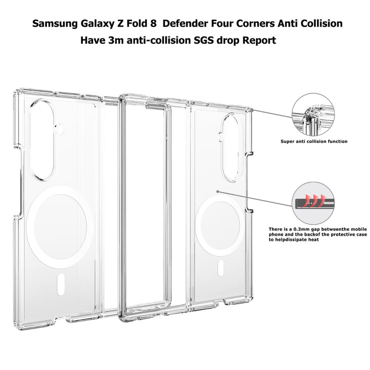 Blacktech Samsung Galaxy Z Fold 8 Ultra Stay Clear MagSafe Magnetic