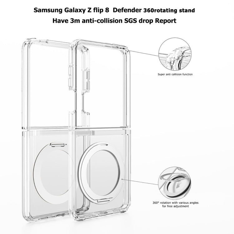 Blacktech Samsung Galaxy Z Flip 8 Stay Clear Ring MagSafe Magnetic