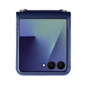 Hanman Samsung Galaxy Z Flip 8 Premium Leather Wallet Flip Case with Card Slots