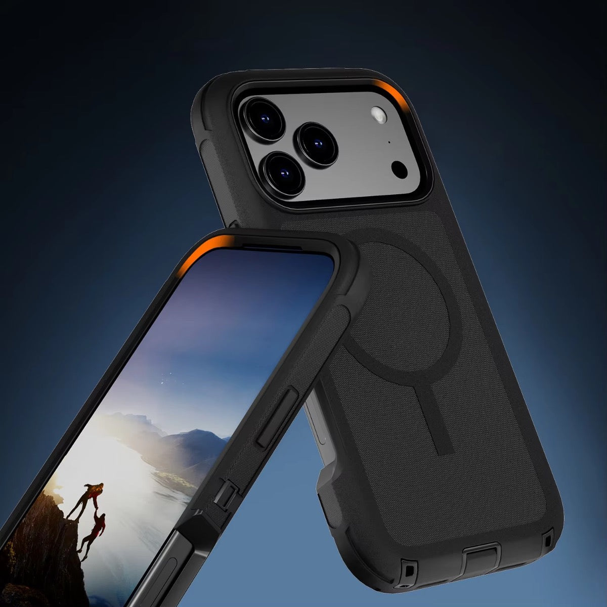Blacktech Samsung Galaxy Z Fold 8 Defender with Separable Clip MagSafe Magnetic