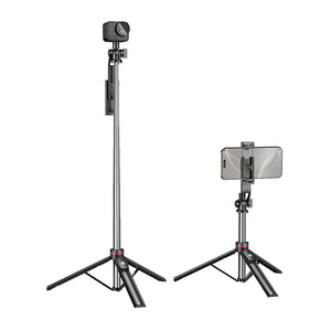 Borofone Extendable 128cm Live Streaming Tripod with Bluetooth Remote
