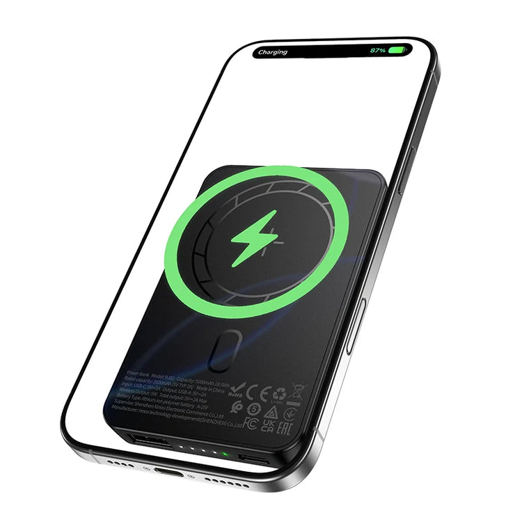 BOROFONE 5000mAh Magnetic Power Bank Portable Phone Charger