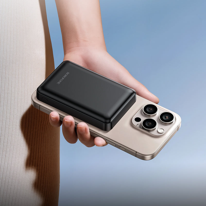 BOROFONE 5000mAh Magnetic Power Bank Portable Phone Charger