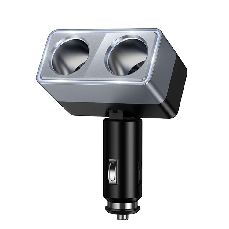 Hoco Dual Cigarette Lighter Car Charger Splitter for Two Devices