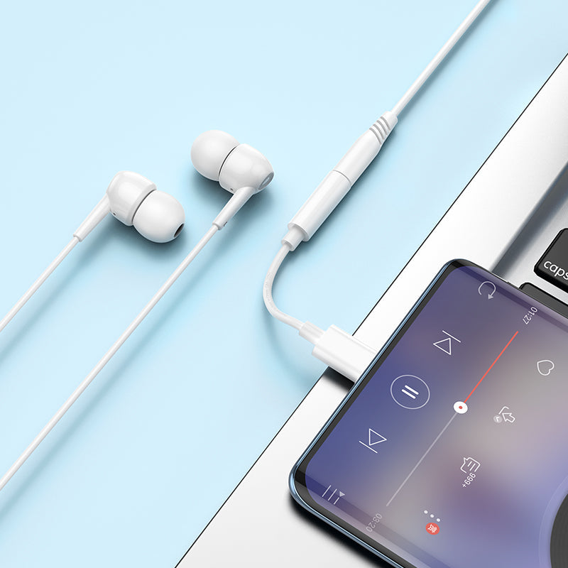 Hoco USB-C to 3.5mm Digital Audio Converter with Microphone Support