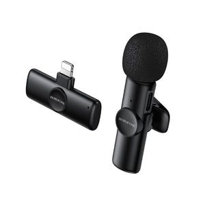 Borofone Wireless Clip-On Lavalier Microphone with USB-C Connector for Video Recording