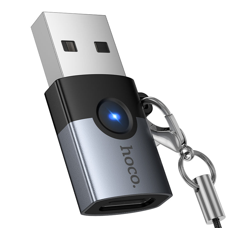 Hoco USB-A Male to USB-C Female USB 3.0 Adapter for Chargers and Cables