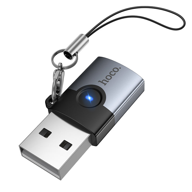 Hoco USB-A Male to USB-C Female USB 3.0 Adapter for Chargers and Cables