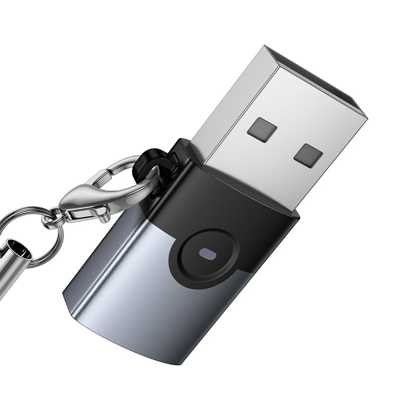 Hoco USB-A Male to USB-C Female USB 3.0 Adapter for Chargers and Cables