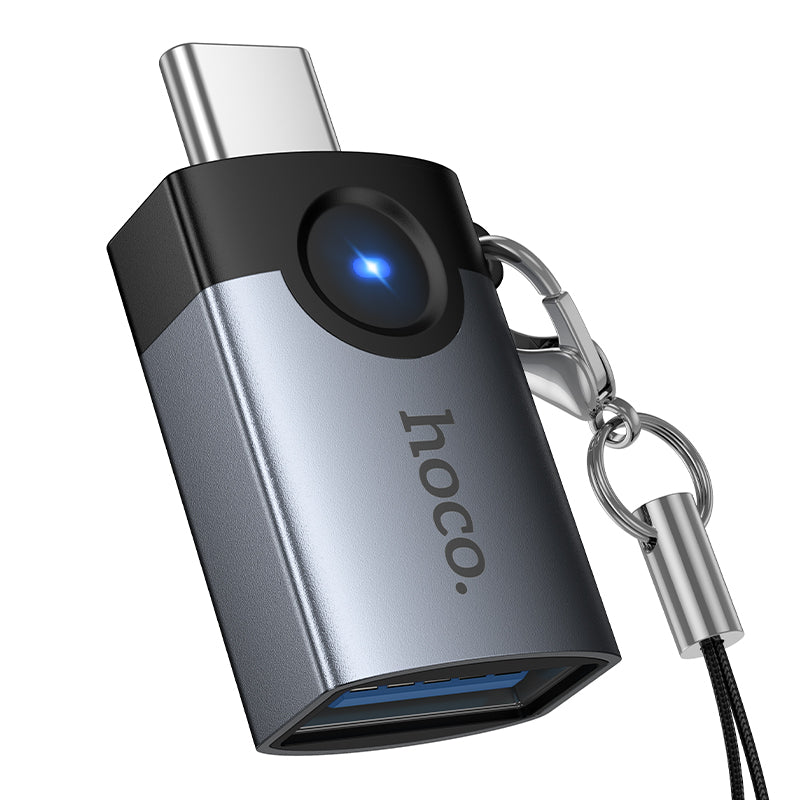 Hoco USB-C Male to USB-A Female OTG Adapter for Phones and Tablets