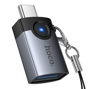 Hoco USB-C Male to USB-A Female OTG Adapter for Phones and Tablets