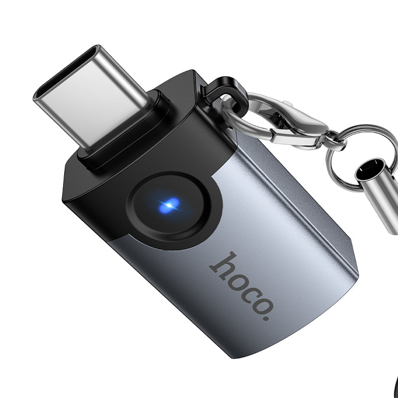 Hoco USB-C Male to USB-A Female OTG Adapter for Phones and Tablets