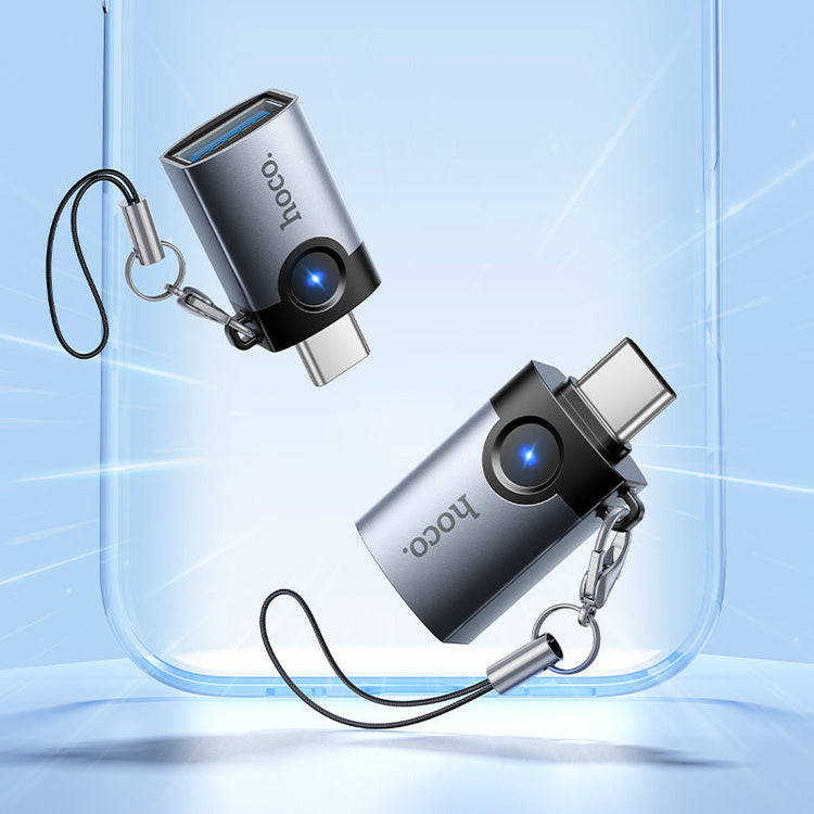 Hoco USB-C Male to USB-A Female OTG Adapter for Phones and Tablets
