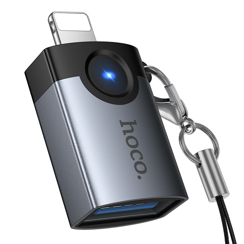 Hoco Lightning Male to USB-A Female OTG Adapter for iPhone and iPad