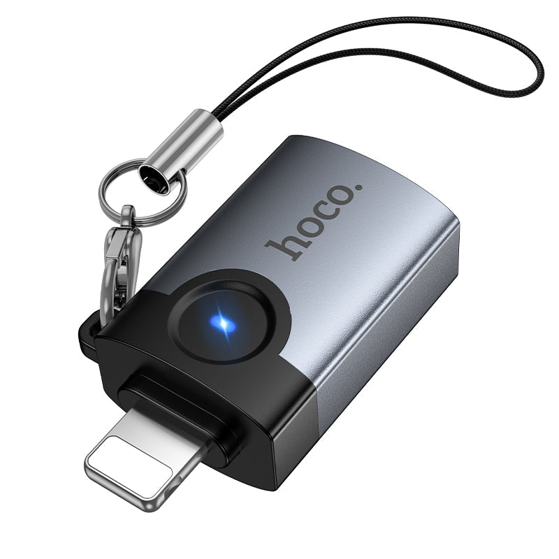 Hoco Lightning Male to USB-A Female OTG Adapter for iPhone and iPad