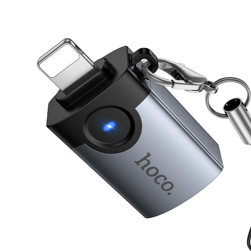 Hoco Lightning Male to USB-A Female OTG Adapter for iPhone and iPad