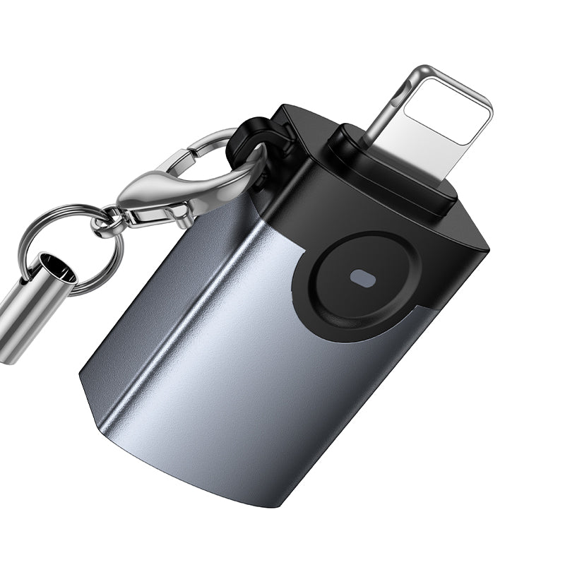 Hoco Lightning Male to USB-A Female OTG Adapter for iPhone and iPad