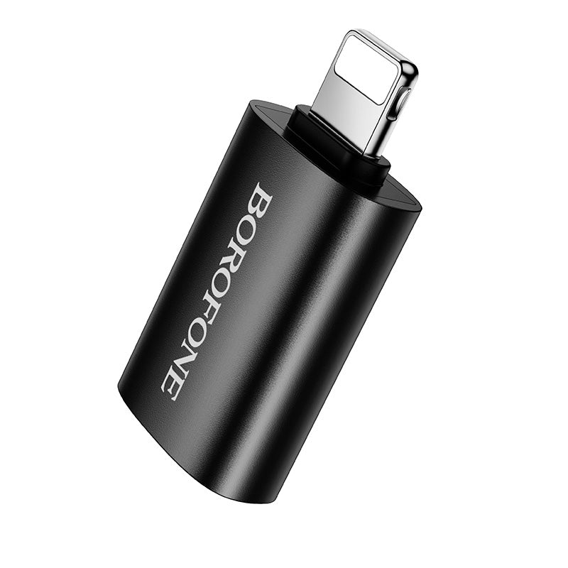 Borofone Lightning to USB-A OTG Adapter with USB 2.0 Data Transfer