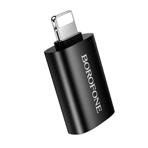 Borofone Lightning to USB-A OTG Adapter with USB 2.0 Data Transfer
