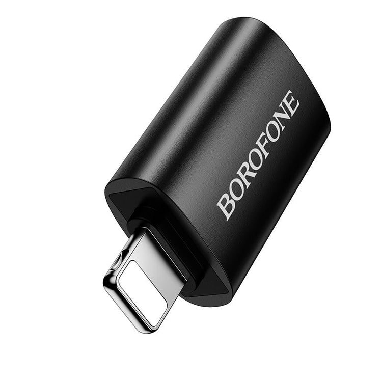 Borofone Lightning to USB-A OTG Adapter with USB 2.0 Data Transfer