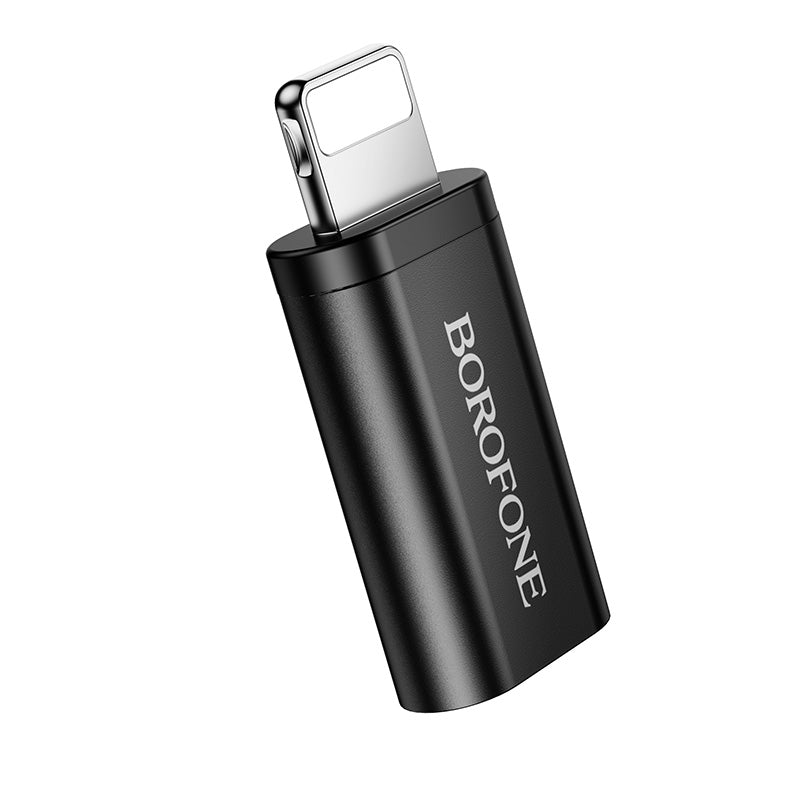 Borofone Lightning to USB-C OTG Adapter with USB 2.0 Data Transfer