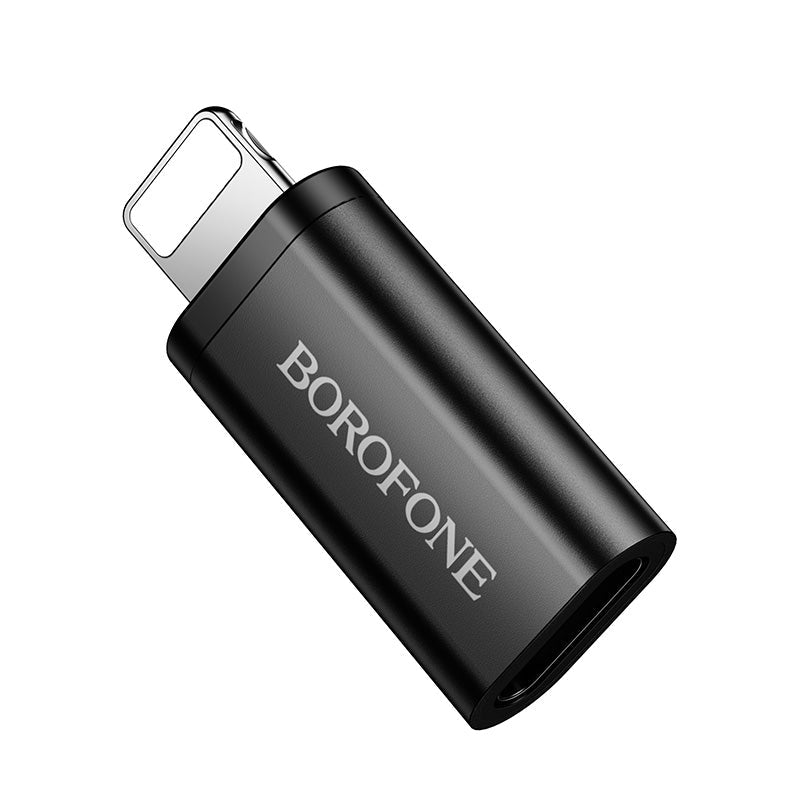Borofone Lightning to USB-C OTG Adapter with USB 2.0 Data Transfer