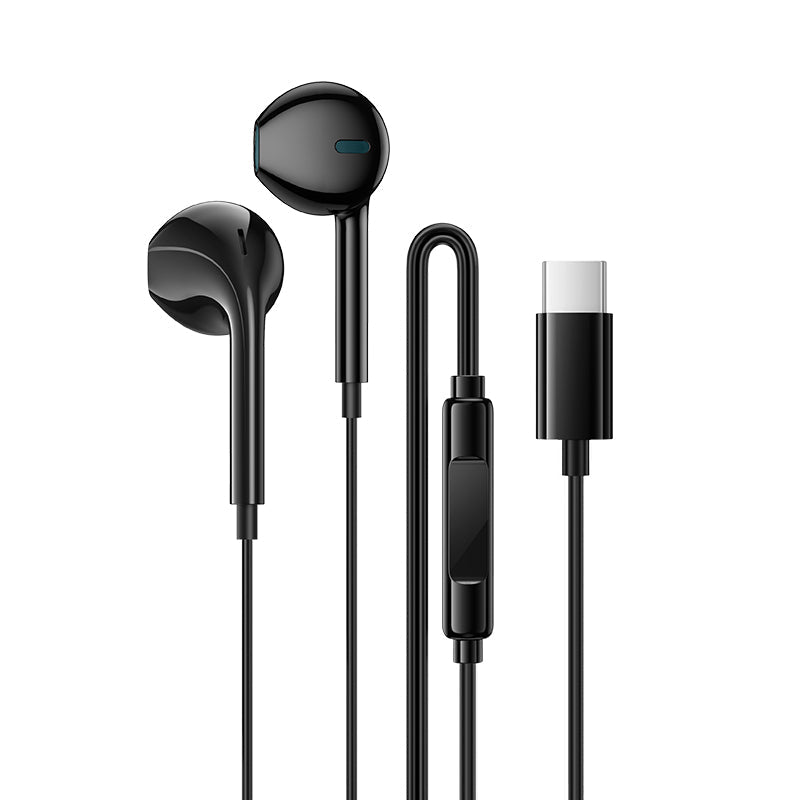 Borofone USB-C Digital Universal Earphones with Microphone, Comfortable Fit