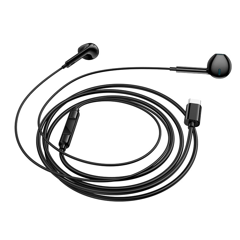Borofone USB-C Digital Universal Earphones with Microphone, Comfortable Fit