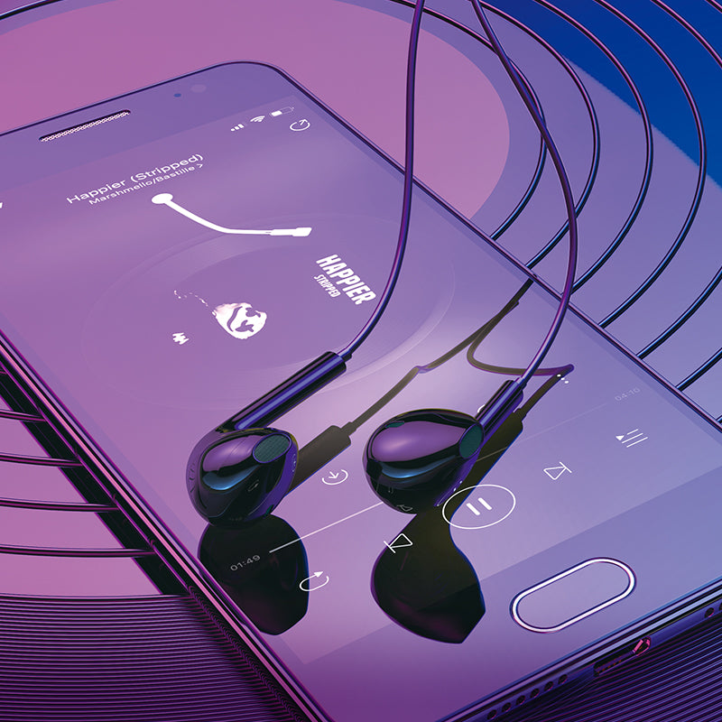 Borofone USB-C Digital Universal Earphones with Microphone, Comfortable Fit