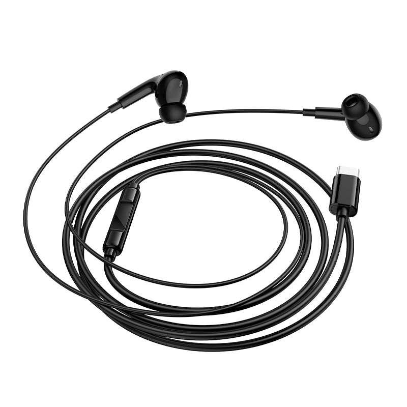 Borofone Pro USB-C Digital Universal Earphones with Microphone, Comfortable Fit