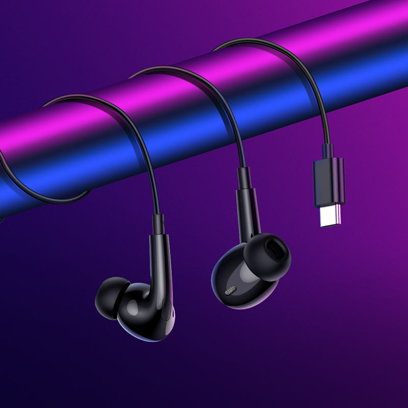 Borofone Pro USB-C Digital Universal Earphones with Microphone, Comfortable Fit