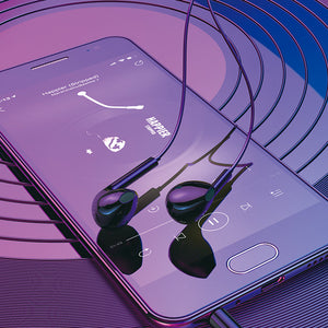 Borofone Universal 3.5mm Wired Earphones with Microphone and Volume Control