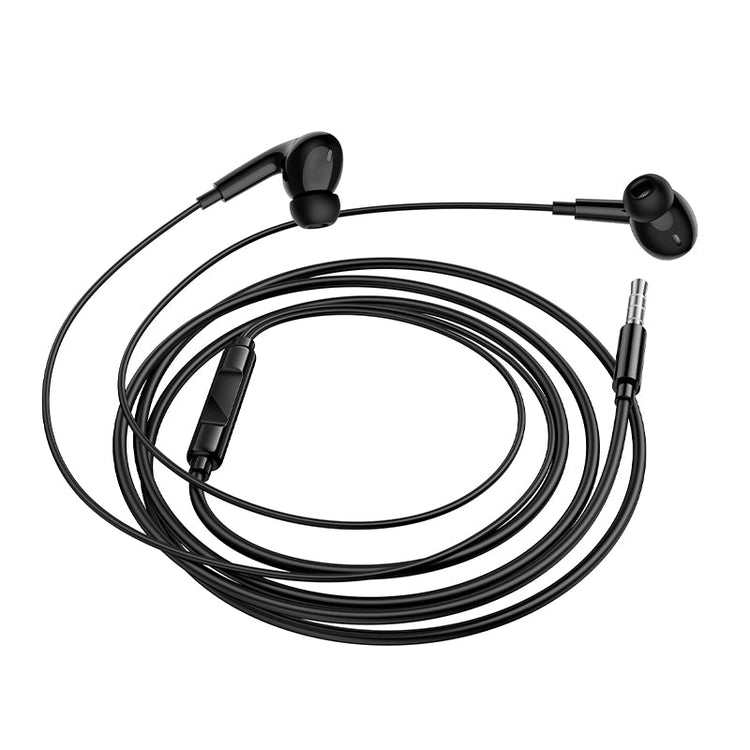 Borofone Pro 3.5mm Universal Wired Earphones with Microphone, Comfortable Fit