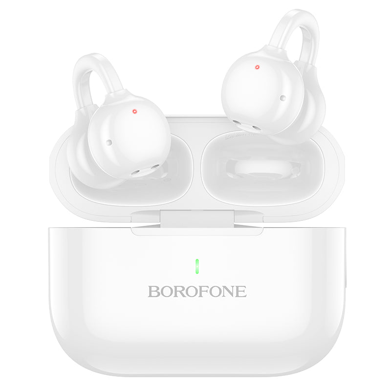 Borofone Clip-On True Wireless Bluetooth Earbuds with 6 Hour Playtime