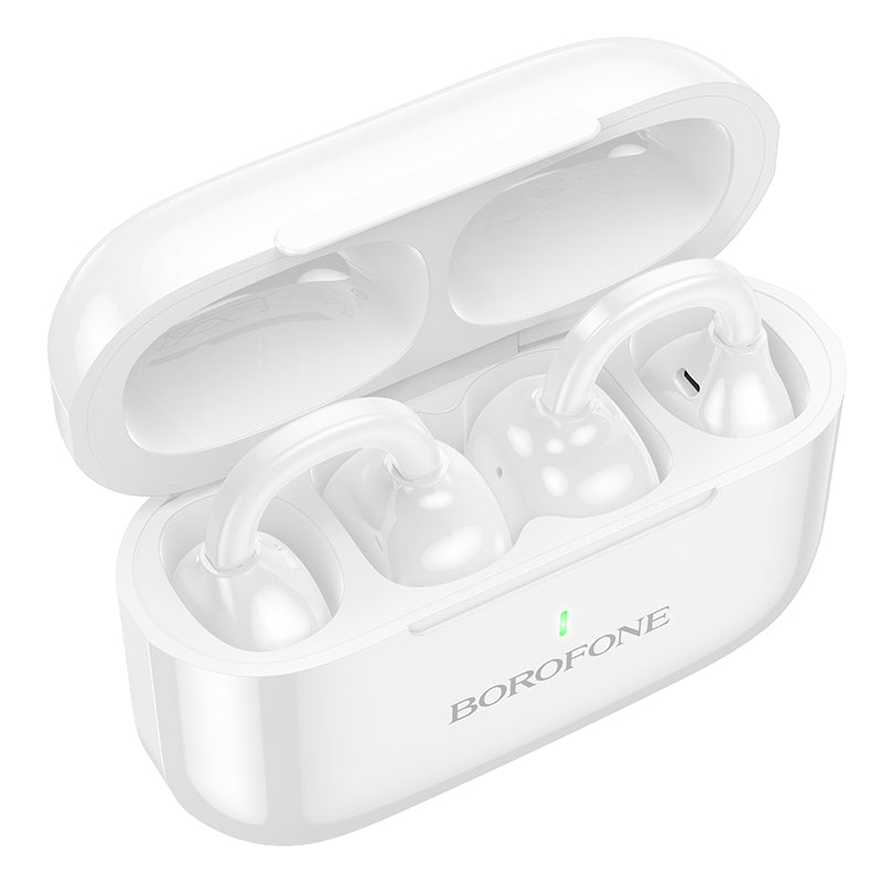 Borofone Clip-On True Wireless Bluetooth Earbuds with 6 Hour Playtime