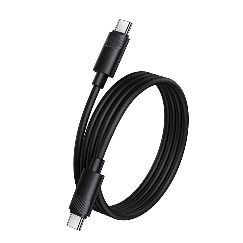Borofone Silicone USB-C to USB-C 60W Fast Charging Cable for Phones and Tablets