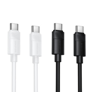 Borofone Silicone USB-C to USB-C 60W Fast Charging Cable for Phones and Tablets