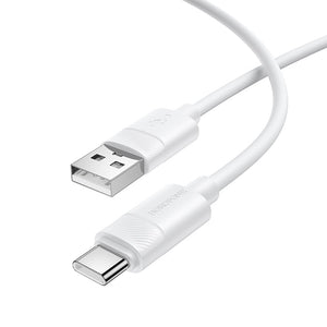 Borofone Silicone USB-C to USB-C 60W Fast Charging Cable for Phones and Tablets
